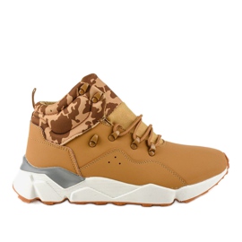 Hnědé izolované tenisky F33-3 hnědý