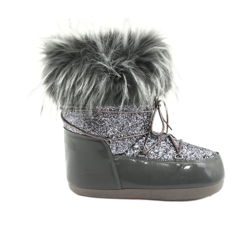 Pohodlné boty do sněhu šedá