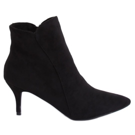 Černé boty na nízkém podpatku K1906806 Negro černá