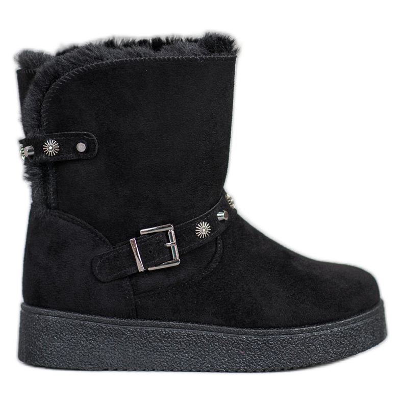 SHELOVET Mukluki s tryskami černá