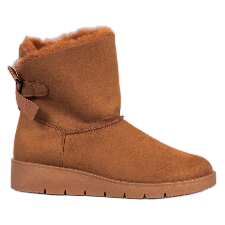 SHELOVET Velbloud Mukluki Na Platformě hnědý SHELOVET Velbloud Mukluki Na Platformě hnědý