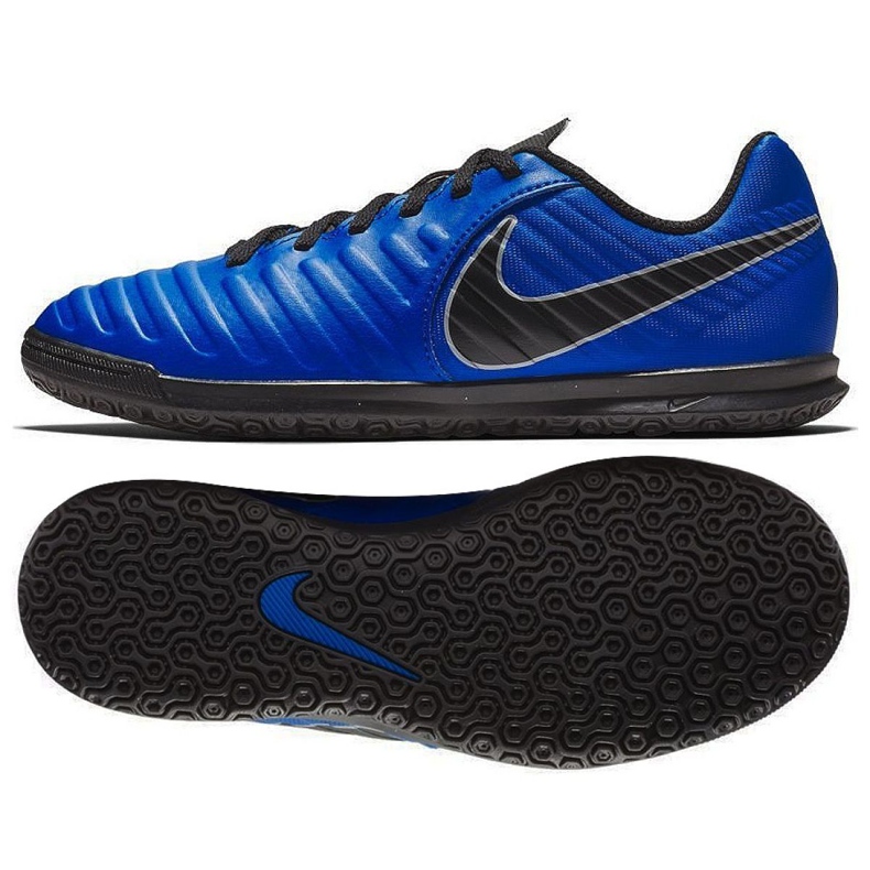 Kopačky Nike Tiempo Legend 7 Club Ic Jr AH7260 400 námořnická modrá modrý