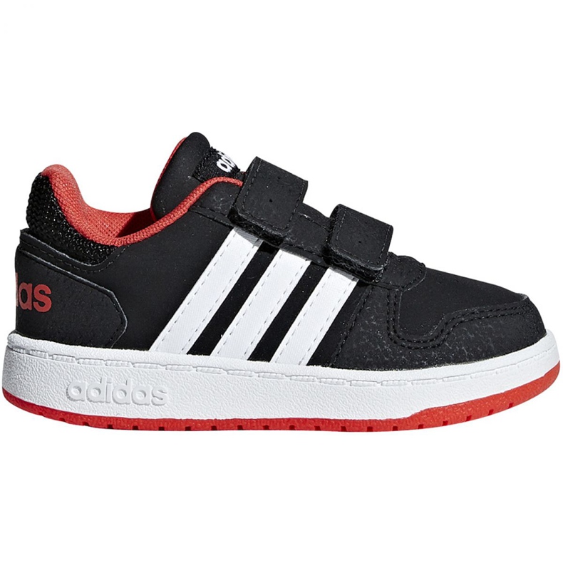 Adidas Hoops 2.0 Cmf I Jr B75965 černá Adidas Hoops 2.0 Cmf I Jr B75965 černá