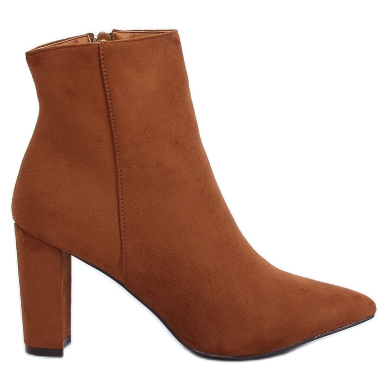 Velbloud 0-316 Velbloudí kozačky na vysokém podpatku hnědý