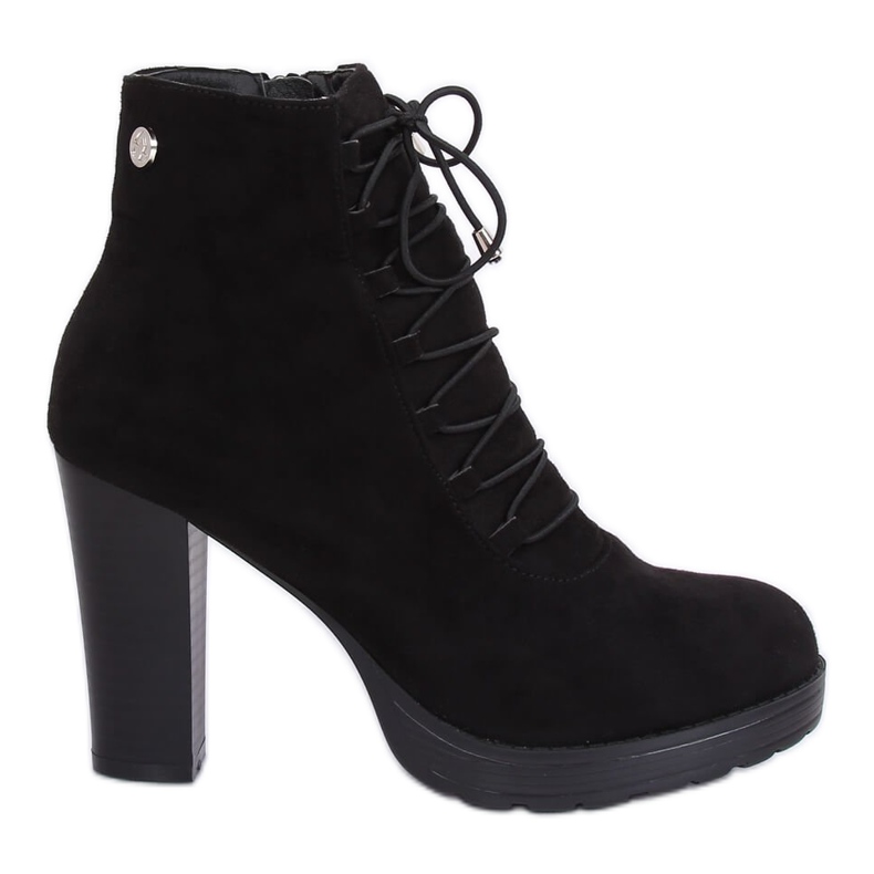 Černé kozačky na platformě BK3235 Black Ii Žánr černá