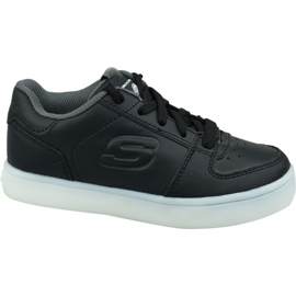 Boty Skechers Energy Lights Jr 90601L-BLK černý