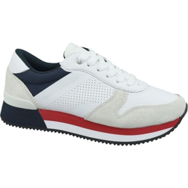 Tenisky Tommy Hilfiger Active City W FW0FW04304 020 bílý červený námořnická modř