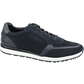 Boty Tommy Hilfiger Premium Suede Runner M FM0FM02551 Cki námořnická modř