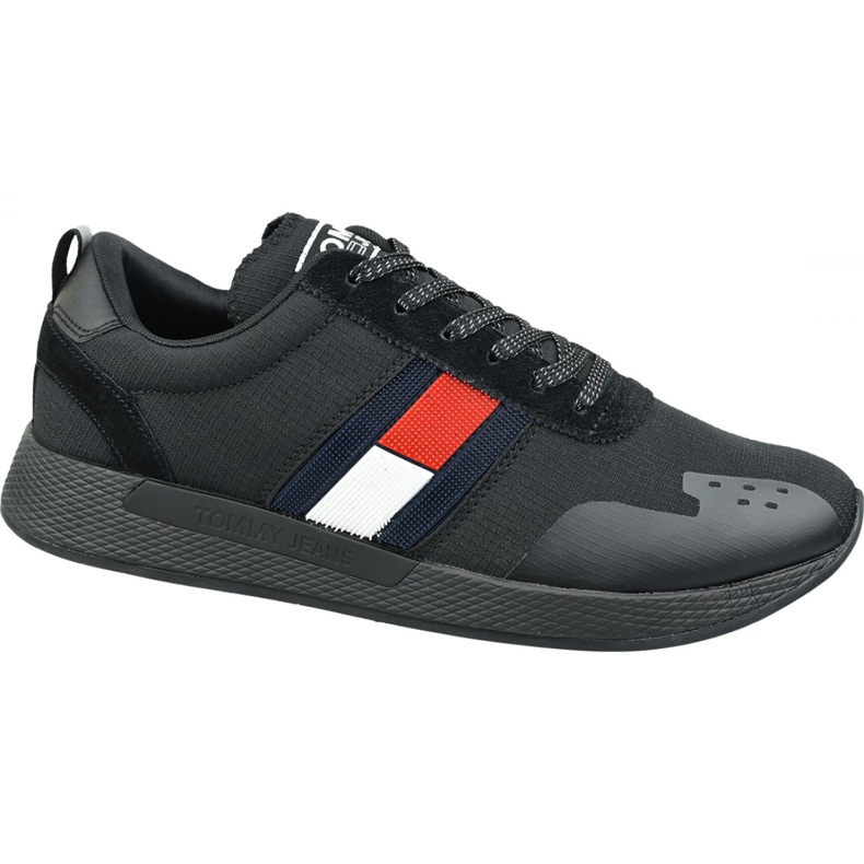 Boty Tommy Hilfiger Flag Flexi Tommy Jeans Tenisky M EM0EM00331 990 černá