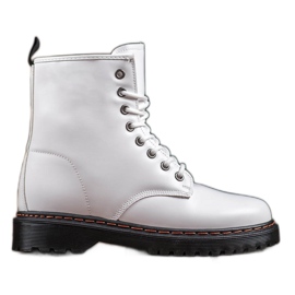 SHELOVET Bílí dělníci s eko kůží bílý