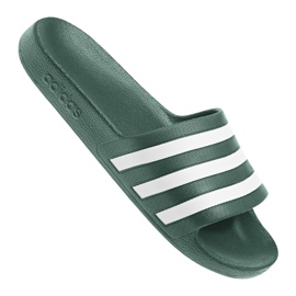 Pantofle Adidas Adilette Aqua M EG4159 bílý zelený