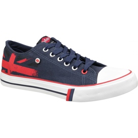 Boty Lee Cooper Low Cut 1 W LCWL-19-530-033 námořnická modř