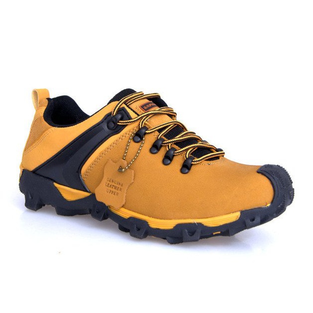 Trekové boty Kožené Nat 399 Camel hnědý Trekové boty Kožené Nat 399 Camel hnědý