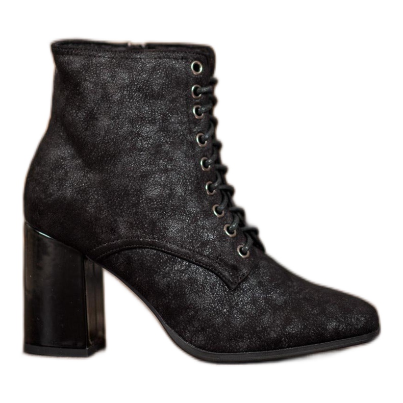 Kylie Vázané boty na příspěvek černá