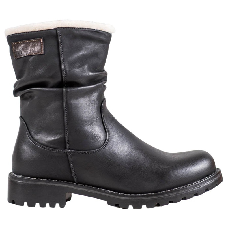 SHELOVET Pracovníci s srolovací botou černá