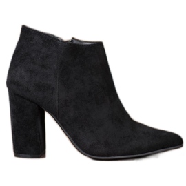 Marquiz Sexy kozačky na zip černý