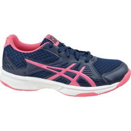Volejbalové boty Asics Upcourt 3 W 1072A012-407 žluť námořnická modř