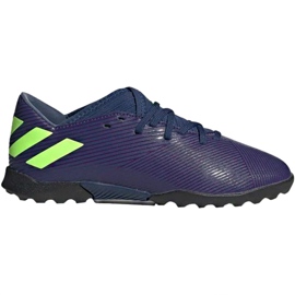 Kopačky Adidas Nemeziz Messi 19.3 Tf Jr EF1811 černá námořnická modrá