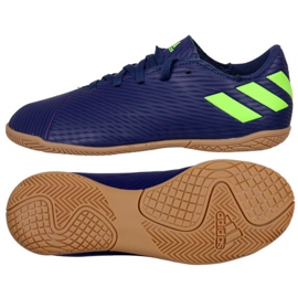 Kopačky Adidas Nemeziz Messi 19.4 In Jr EF1817 vícebarevný námořnická modř
