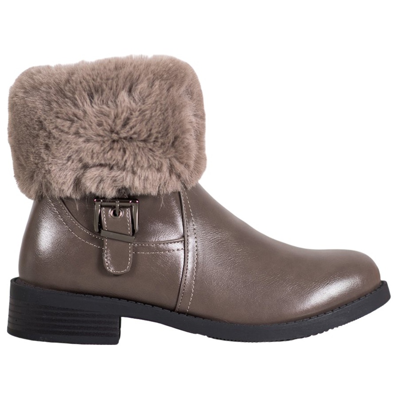 SHELOVET Pracovníci s kožešinou hnědý