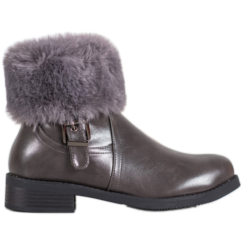 SHELOVET Pracovníci s kožešinou šedá