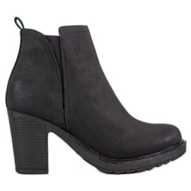 Goodin Textilní botičky na sloupku černý