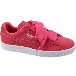 Boty Puma Suede Heart Jr 365135-01 červené Boty Puma Suede Heart Jr 365135-01 červené