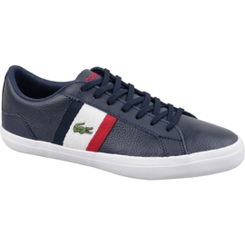 Lacoste Lerond 119 M 737CMA00457A2 bílý červený námořnická modř