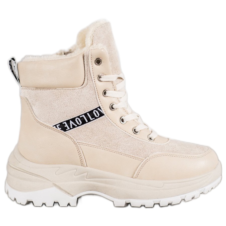 Bella Paris Teplé tenisky hnědý