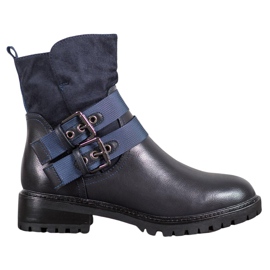 Erynn Pracovníci se sponou námořnická modrá modrý