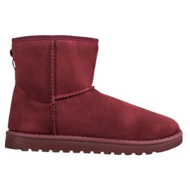 SHELOVET Klasický Mukluki červený