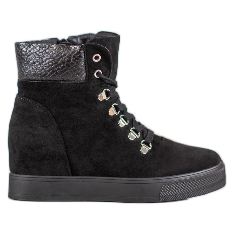 Bestelle Módní klínové boty černá