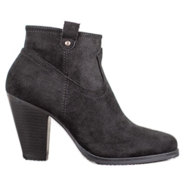 Ideal Shoes Neformální černé boty černá