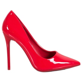 Small Swan Lakované kolíky červený