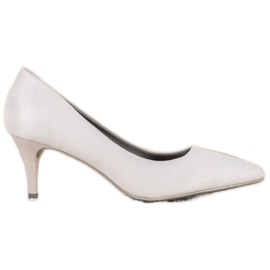 Comer Klasické vysoké podpatky šedá Comer Klasické vysoké podpatky šedá