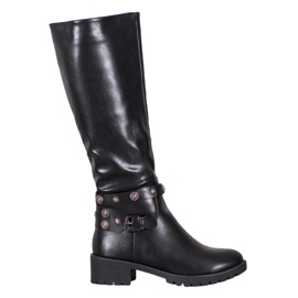 Gogo Jezdecké bundy s tryskami černá Gogo Jezdecké bundy s tryskami černá