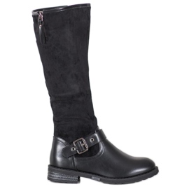 SHELOVET Jezdecké boty se sponou černý