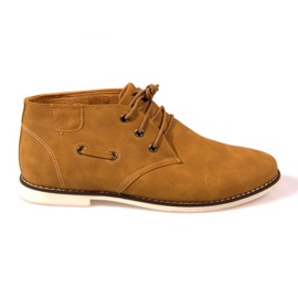 Vysoké boty Vázané DS900 Camel hnědý