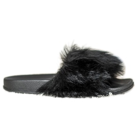 SHELOVET Stylové pantofle černá SHELOVET Stylové pantofle černá