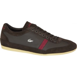Lacoste Misano 22 Lcr M SRM2146176 hnědý Lacoste Misano 22 Lcr M SRM2146176 hnědý
