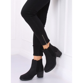 Černé boty Jodhpur černé L2065 Black II Grade černý