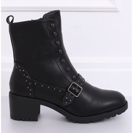 Černé vysoké podpatky černé 1003-1 Black II Druh černý