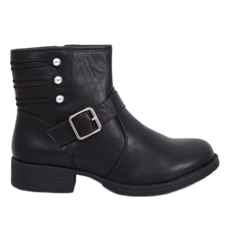 Černé vojenské boty ZW08 černé černá