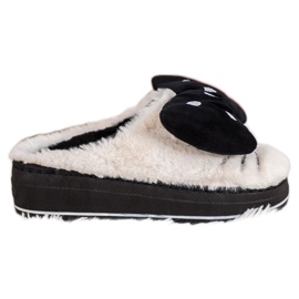 Seastar Pantofle Na Platformě bílý černý