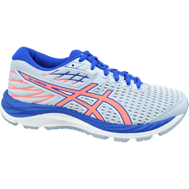 Asics Gel-Cumulus 21 Gs W 1014A069-402 modrý vícebarevný Asics Gel-Cumulus 21 Gs W 1014A069-402 modrý vícebarevný