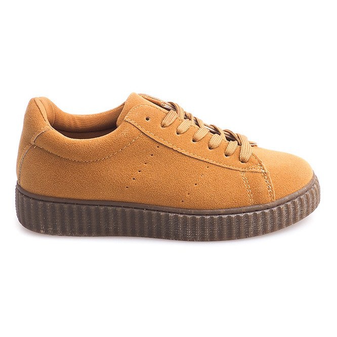 Creepers boty na velbloudí platformě T5020 hnědý