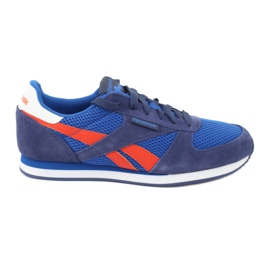 Reebok Royal Cl Jogger M V68437 modrý oranžový Reebok Royal Cl Jogger M V68437 modrý oranžový