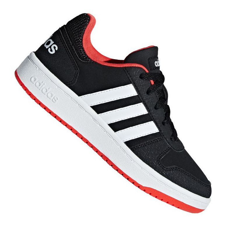 Boty adidas Hoops 2.0 Jr B76067 černá červené