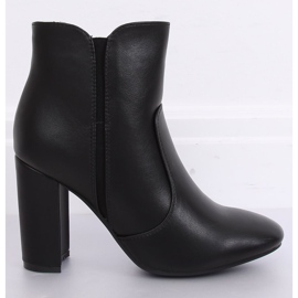 Černá 1436 Černé vysoké podpatky černý