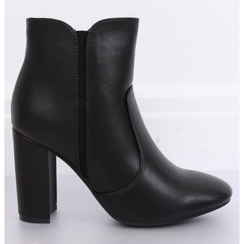 Černá 1436 Černé vysoké podpatky